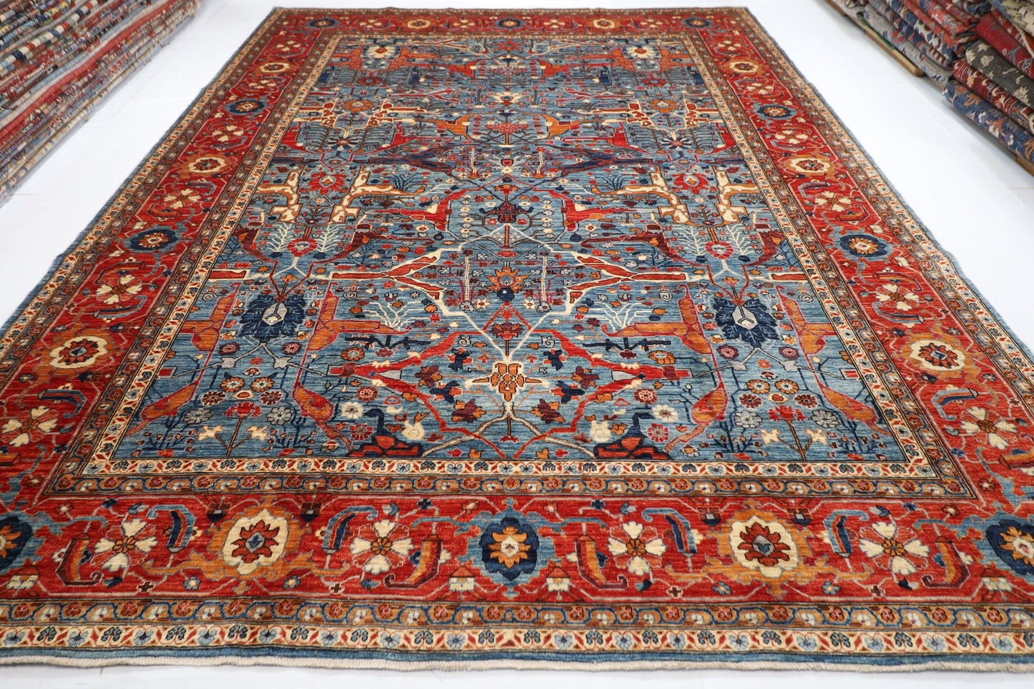 Bidjar - 311 x 420 cm Hand Knotted Wool Area Rug