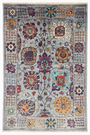 Bidjar - 3'11x5'10 ft (118x178 cm) Hand Knotted Afghan Wool Rug - Jerm Rugs - Handmade Afghan Rug - Jerm Rugs