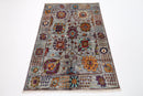 Bidjar - 3'11"x5'9" ft (118x173 cm) Hand Knotted Afghan Wool Rug - Jerm Rugs - Handmade Afghan Rug - Jerm Rugs