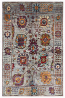 Bidjar - 3'11"x5'9" ft (118x173 cm) Hand Knotted Afghan Wool Rug - Jerm Rugs - Handmade Afghan Rug - Jerm Rugs