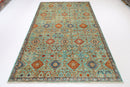 Bidjar - 5'11x9'2 ft (178x277 cm) Hand - Knotted Afghan Wool Rug - Jerm Rugs - Handmade Afghan Rug - Jerm Rugs