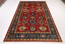 Bidjar - 6'1 x 9 ft (184 x 273 cm) Hand - Knotted Afghan Wool Rug - Jerm Rugs - Handmade Afghan Rug - Jerm Rugs