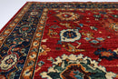 Bidjar - 6'1 x 9 ft (184 x 273 cm) Hand - Knotted Afghan Wool Rug - Jerm Rugs - Handmade Afghan Rug - Jerm Rugs