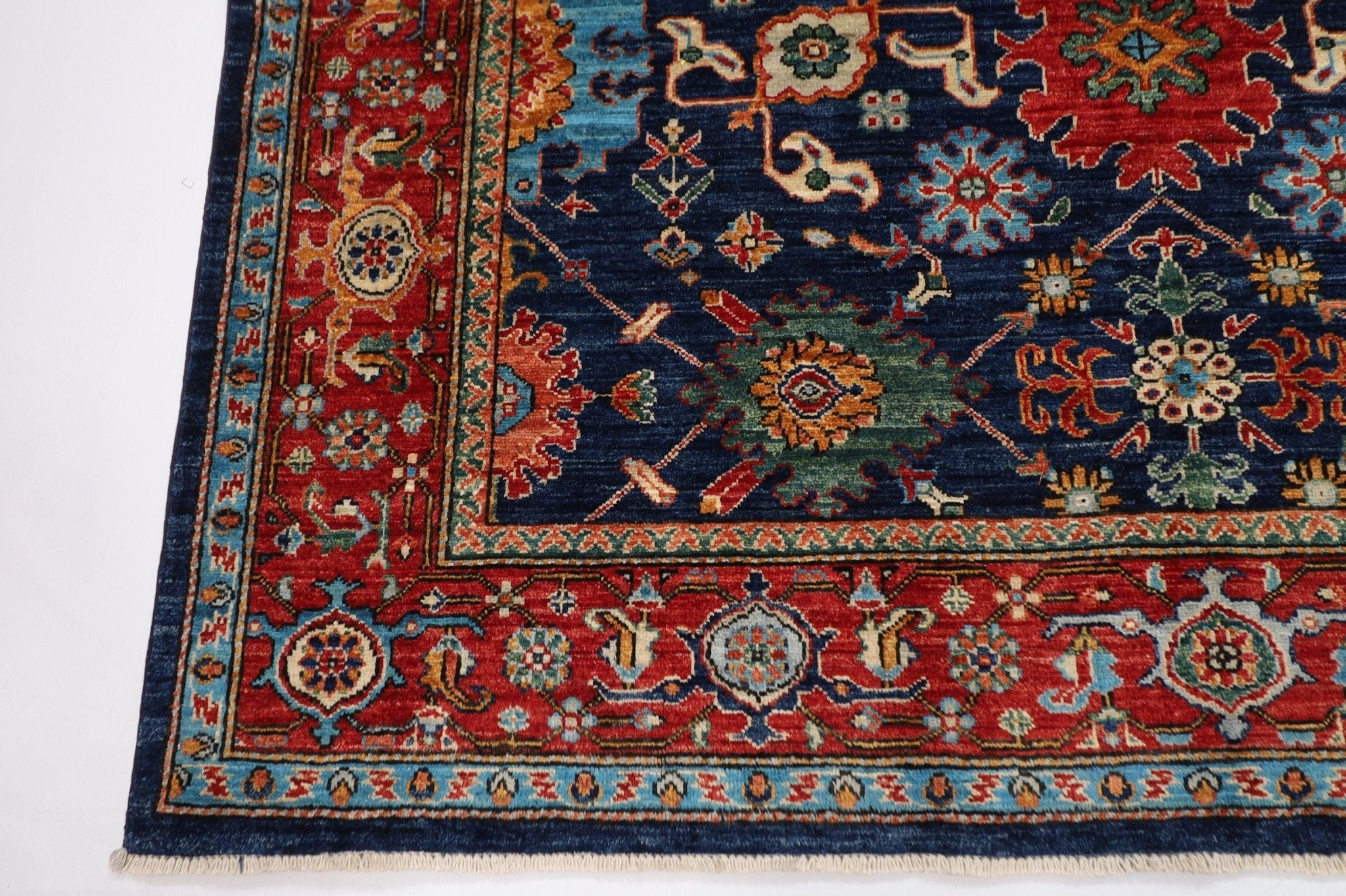 Bidjar - 6'3" x 8'10" (188 x 268 cm) Hand - Knotted Wool Area Rug - Jerm Rugs - Handmade Afghan Rug - Jerm Rugs