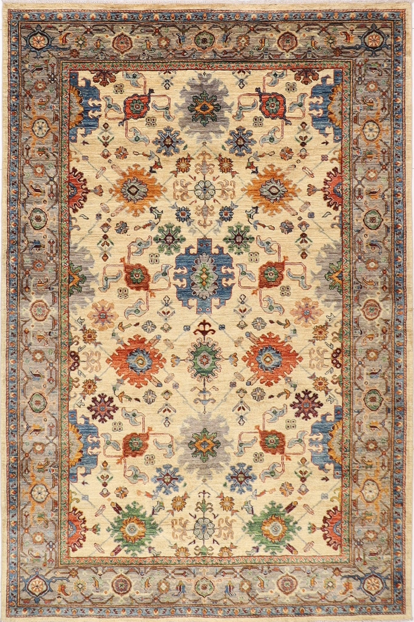 Elegant Afghan - 181 x 265 cm