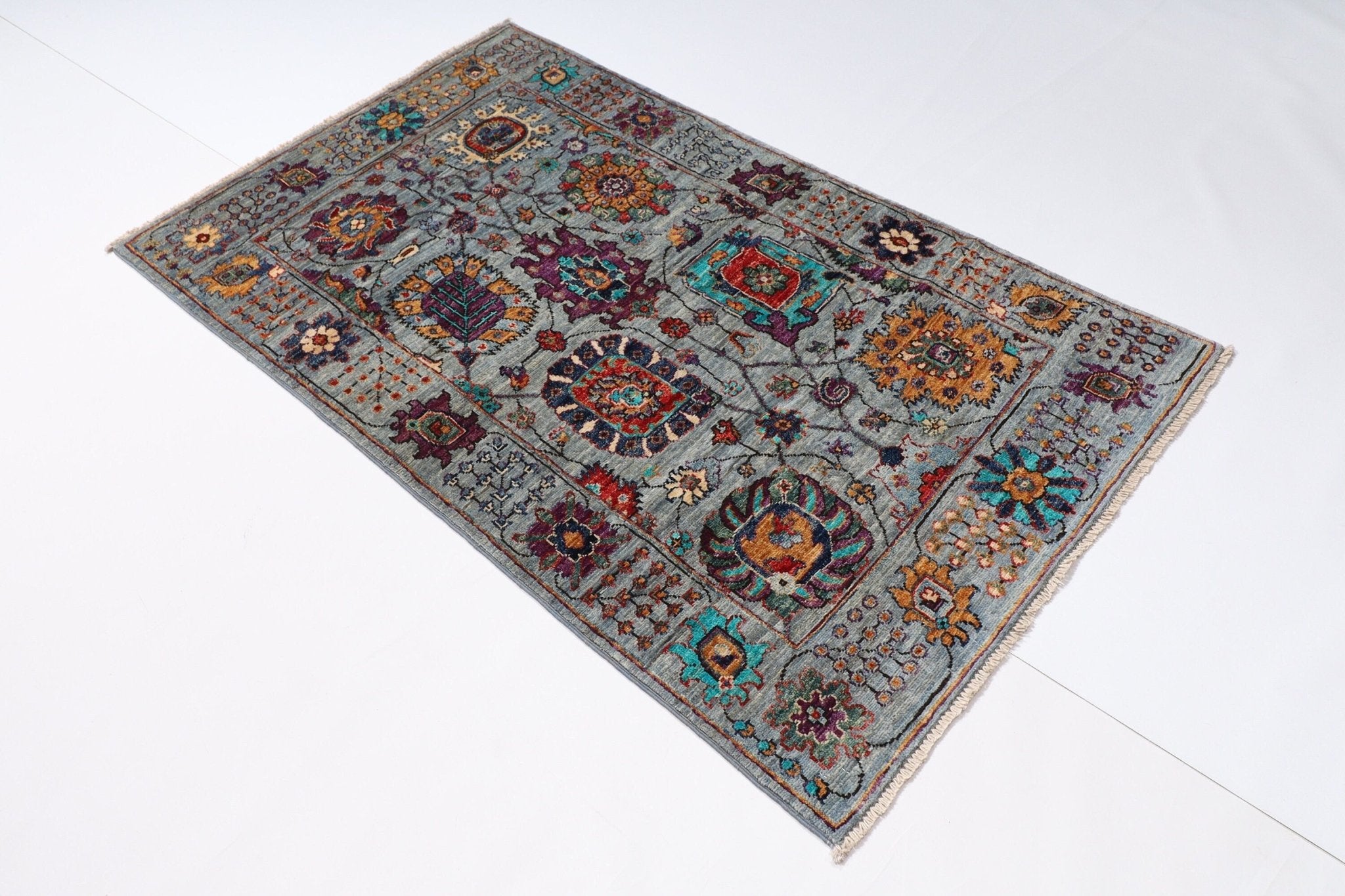 Bidjar - 94 x 159 cm (3'2" x 5'2") Hand Knotted Afghan Rug