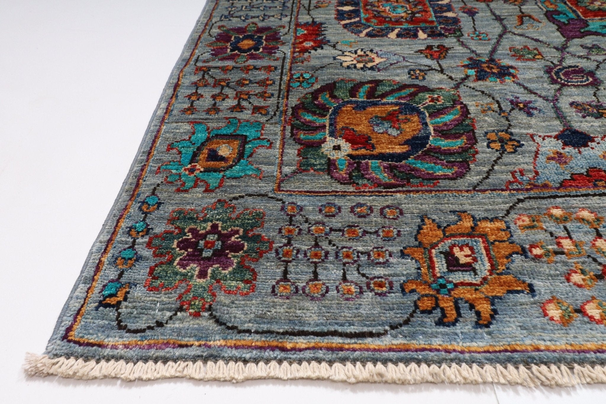 Bidjar - 94 x 159 cm (3'2" x 5'2") Hand Knotted Afghan Rug - Jerm Rugs - Handmade Afghan Rug - Jerm Rugs