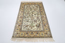 Birds - 125 x 197 cm (4.1 x 6.6 ft) Silk Handmade Area Rug - Jerm Rugs - Handmade Silk Rug - Jerm Rugs