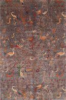 Birds - 201 x 297 cm, 6.8 x 9.9 ft Hand - Knotted Afghan Rug - Jerm Rugs - Jerm Rugs