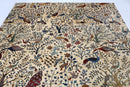 Birds - 246x296 cm, 8.1x9.9 ft Hand - Knotted Afghan Area Rug - Jerm Rugs - Jerm Rugs