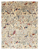 Birds - 246x296 cm, 8.1x9.9 ft Hand - Knotted Afghan Area Rug - Jerm Rugs - Jerm Rugs