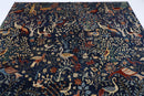 Birds - 248 x 305 cm, 8.2 x 10 ft Hand Knotted Afghan Wool Rug - Jerm Rugs - Jerm Rugs