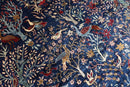 Birds - 275 x 355 cm, 9 x 11.8 ft Afghan Hand - Knotted Wool Area Rug - Jerm Rugs - Jerm Rugs