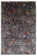 Birds - 275 x 355 cm, 9 x 11.8 ft Afghan Hand - Knotted Wool Area Rug - Jerm Rugs - Jerm Rugs