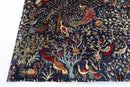 Birds - 275 x 355 cm, 9 x 11.8 ft Afghan Hand - Knotted Wool Area Rug - Jerm Rugs - Jerm Rugs