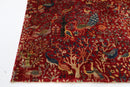 Birds - 276 x 362 cm, 9.1 x 11.11 ft Handmade Afghan Rug - Jerm Rugs - Jerm Rugs