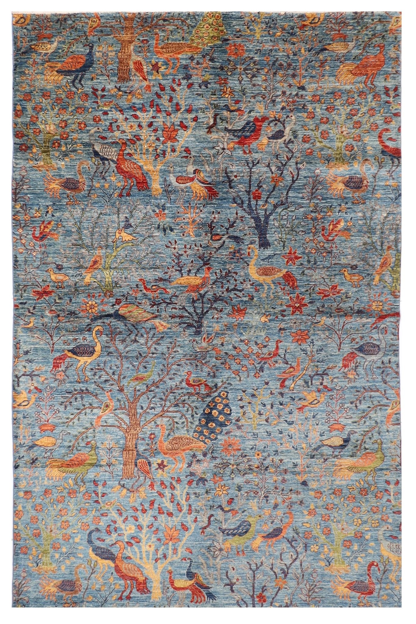 Birds Rug - 192 x 297 cm, 6.4 x 9.9 ft