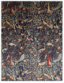 Birds Rug - 252 x 295 cm, 8.4 x 9.8 ft - Jerm Rugs - Handmade Afghan Rug - Jerm Rugs