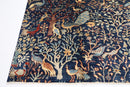 Birds Rug - 252 x 295 cm, 8.4 x 9.8 ft - Jerm Rugs - Handmade Afghan Rug - Jerm Rugs