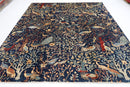 Birds Rug - 252 x 295 cm, 8.4 x 9.8 ft - Jerm Rugs - Handmade Afghan Rug - Jerm Rugs