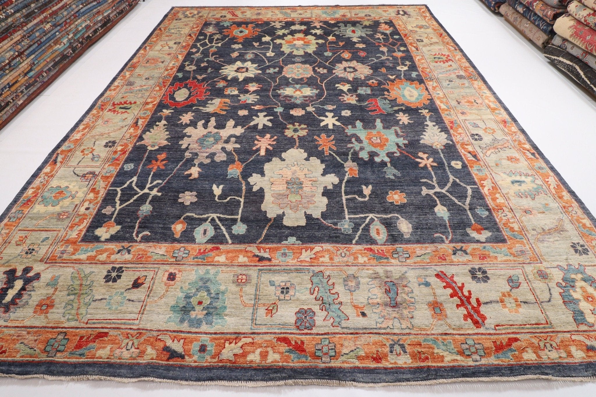 Blue Elegance - 307 x 420 cm - Jerm Rugs - Handmade Afghan Rug - Jerm Rugs