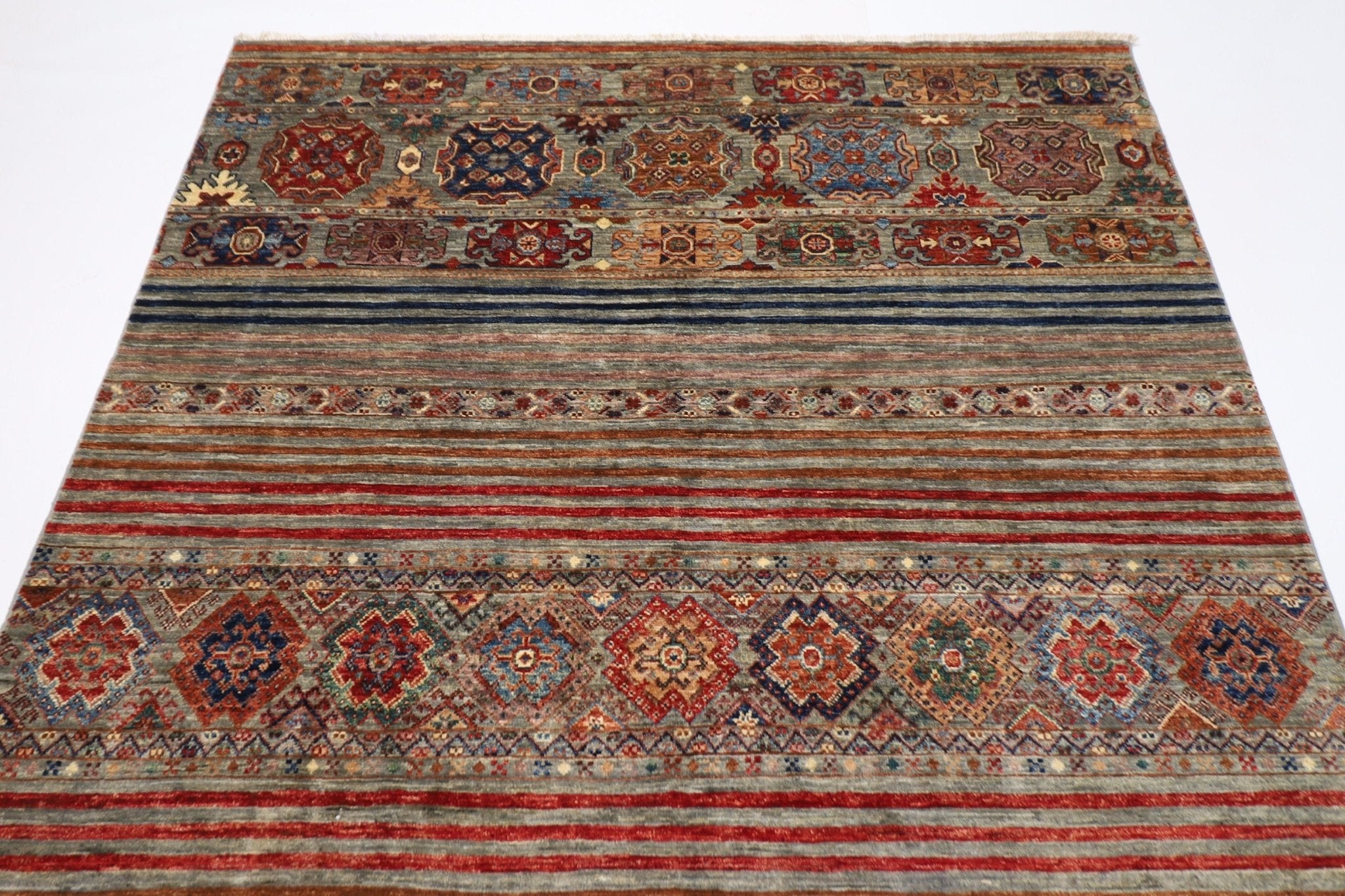 Bohemian Elegance - 169x247 cm - Jerm Rugs - Handmade Afghan Rug - Jerm Rugs