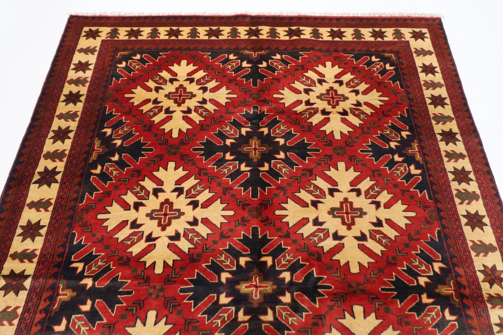 Bohemian Elegance - 174x248 cm - Jerm Rugs - Handmade Afghan Rug - Jerm Rugs