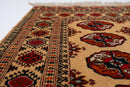 Bokhara - 100x157 cm (3'3x5'2 ft) Handcrafted Wool Area Rug - Jerm Rugs - Handmade Afghan Rug - Jerm Rugs