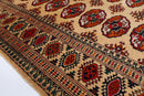 Bokhara - 100x157 cm (3'3x5'2 ft) Handcrafted Wool Area Rug - Jerm Rugs - Handmade Afghan Rug - Jerm Rugs