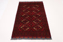 Bokhara - 103 x 152 cm (3'5 x 5 ft) Handmade Afghan Wool Rug - Jerm Rugs - Handmade Afghan Rug - Jerm Rugs