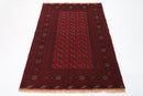 Bokhara - 122 x 165 cm (4 x 5.5 ft) Hand - Knotted Afghan Wool Rug - Jerm Rugs - Handmade Afghan Rug - Jerm Rugs