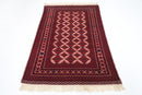 Bokhara - 124x178 cm (4.1x5.10 ft) Handmade Afghan Wool Rug - Jerm Rugs - Handmade Afghan Rug - Jerm Rugs