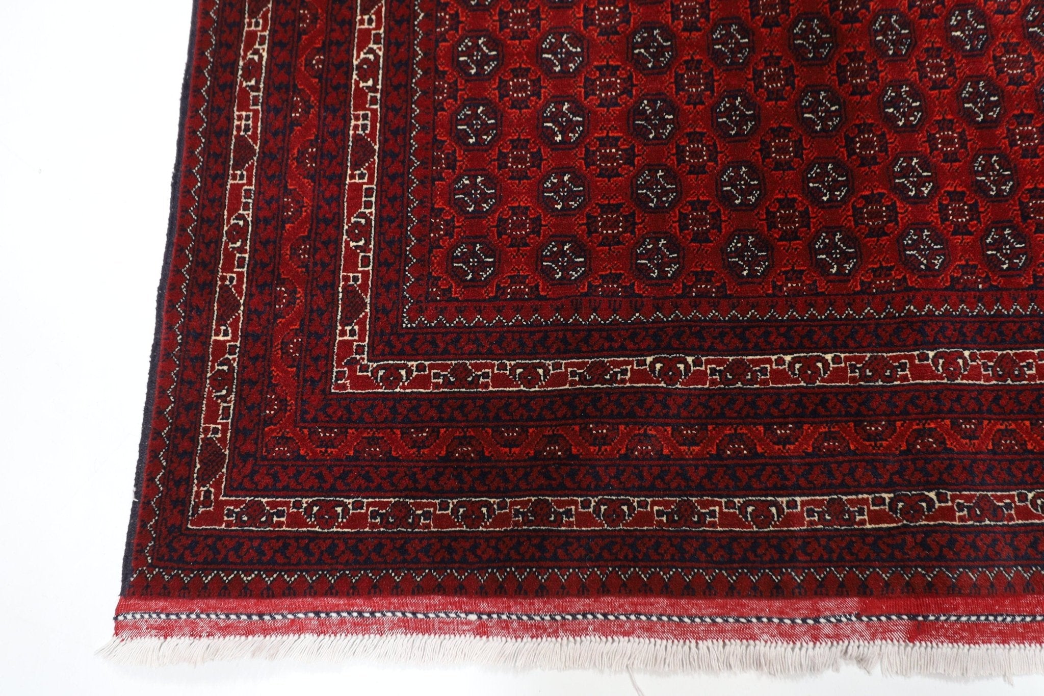 Bokhara - 144 x 203 cm (4.9 x 6.8 ft) Hand - Knotted Wool Rug - Jerm Rugs - Handmade Afghan Rug - Jerm Rugs