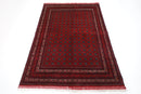 Bokhara - 144 x 203 cm (4.9 x 6.8 ft) Hand - Knotted Wool Rug - Jerm Rugs - Handmade Afghan Rug - Jerm Rugs