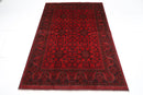 Bokhara - 147 x 209 cm, 4.10 x 6.11 ft - Jerm Rugs - Handmade Afghan Rug - Jerm Rugs