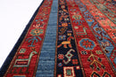 Bokhara - 148 x 207 cm Handmade Shawl Area Rug - Jerm Rugs - Handmade Afghan Rug - Jerm Rugs