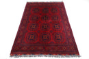 Bokhara - 150 x 198 cm Hand Knotted Afghan Wool Rug - Jerm Rugs - Handmade Afghan Rug - Jerm Rugs