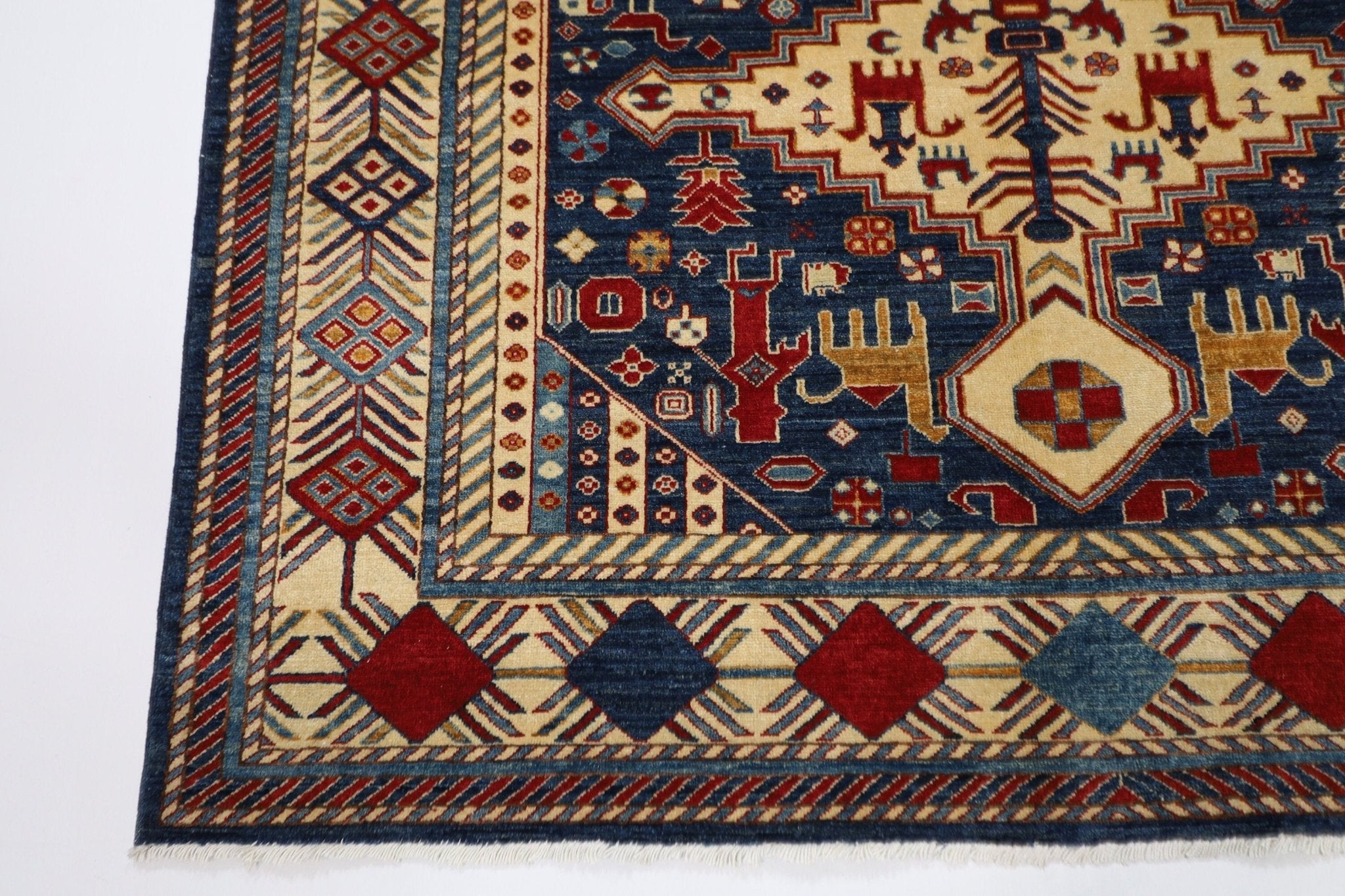 Bokhara - 160 x 212 cm (5.3 x 7 ft) Afghan Rug - Jerm Rugs - Handmade Afghan Rug - Jerm Rugs