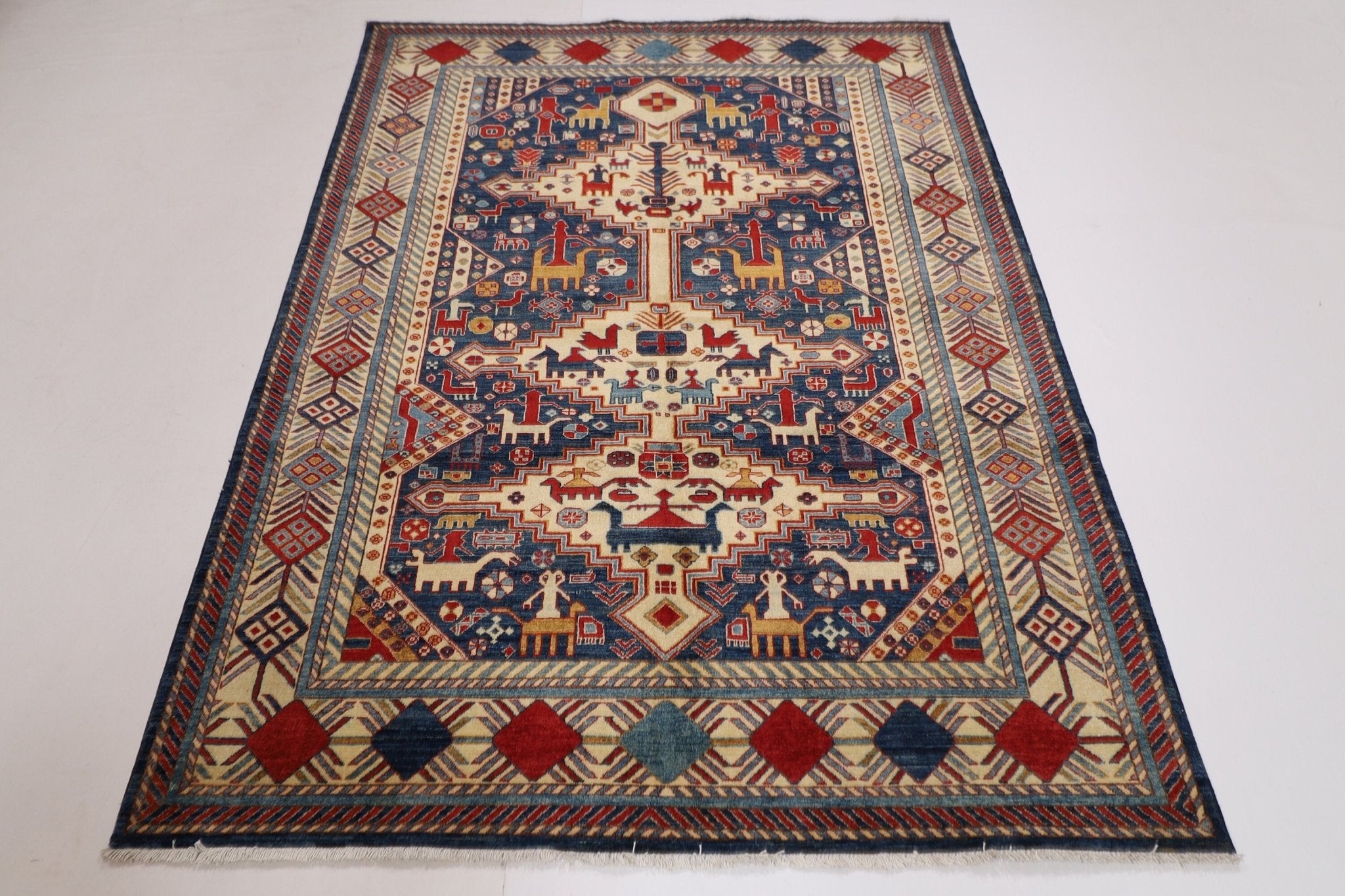 Bokhara - 160 x 212 cm (5.3 x 7 ft) Afghan Rug