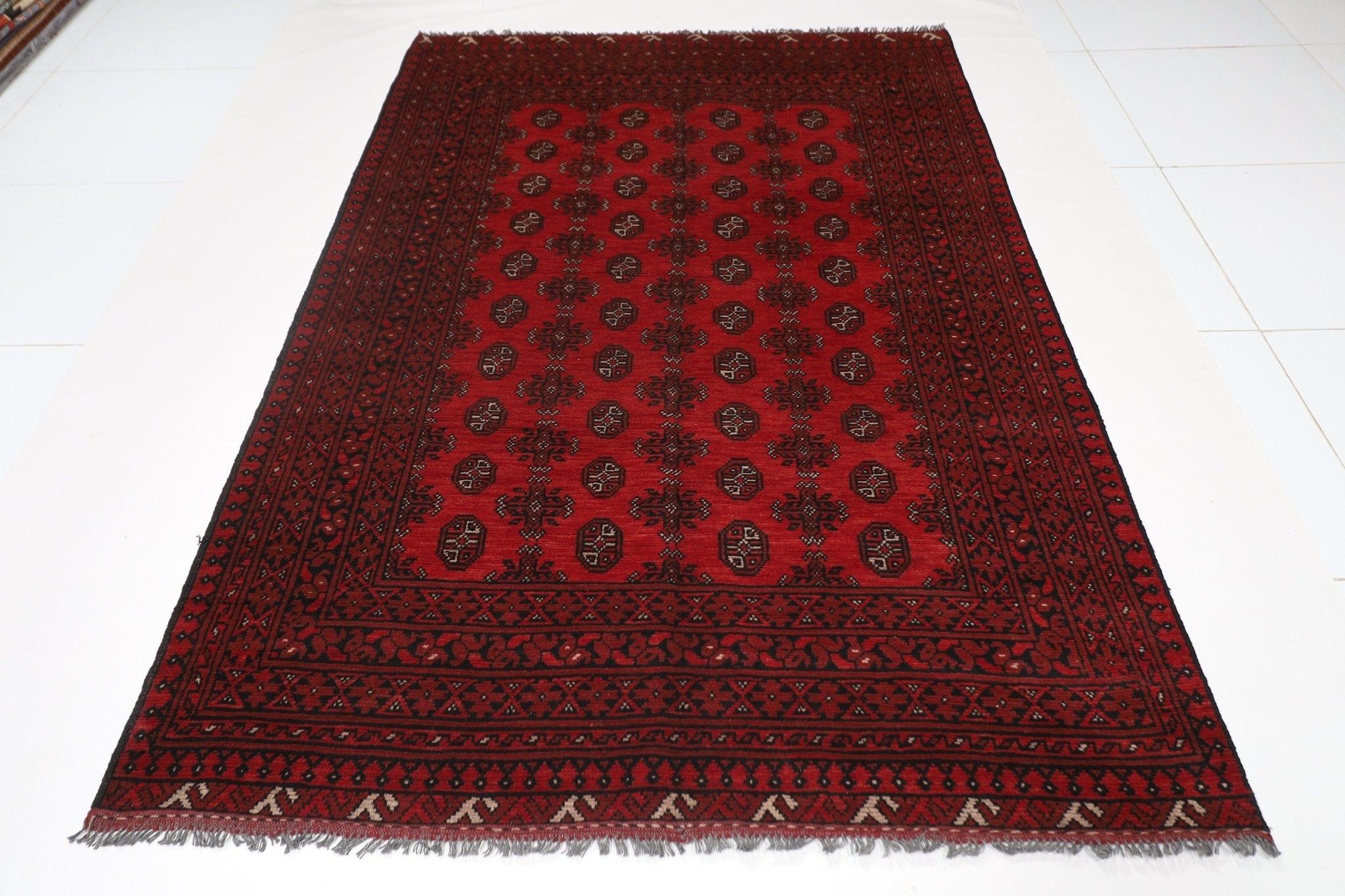 Bokhara - 160x237 cm (5'3"x7'10") | Ideal for Living Room, Bedroom & Kitchen - Jerm Rugs - Handmade Afghan Rug - Jerm Rugs