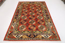 Bokhara - 184x250 cm (6'1 x 8.3 ft) Hand - Knotted Afghan Wool Area Rug - Jerm Rugs - Handmade Afghan Rug - Jerm Rugs