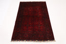 Bokhara - 3'5" x 5'1" (104 x 154 cm) Hand - Knotted Afghan Wool Area Rug - Jerm Rugs - Handmade Afghan Rug - Jerm Rugs