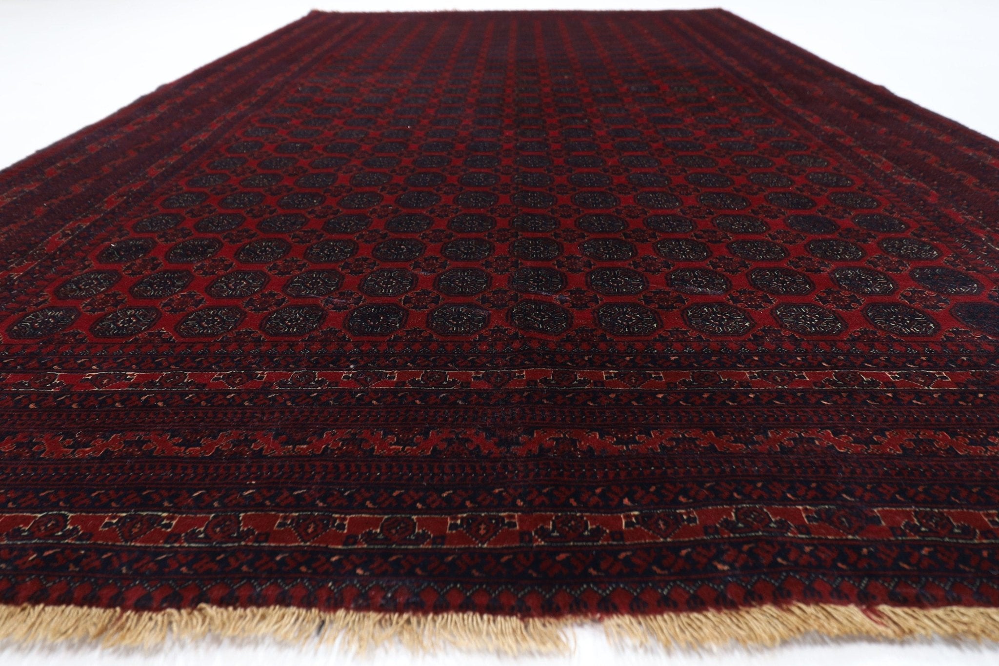 Bokhara - 4.1 x 6.6 ft (124 x 197 cm) High Quality Handmade Afghan Area Rug - Jerm Rugs - Handmade Afghan Rug - Jerm Rugs