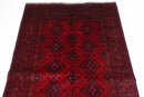 Bokhara - 4'2 x 6'7 ft (126 x 200 cm) Hand Knotted Afghan Wool Area Rug - Jerm Rugs - Handmade Afghan Rug - Jerm Rugs