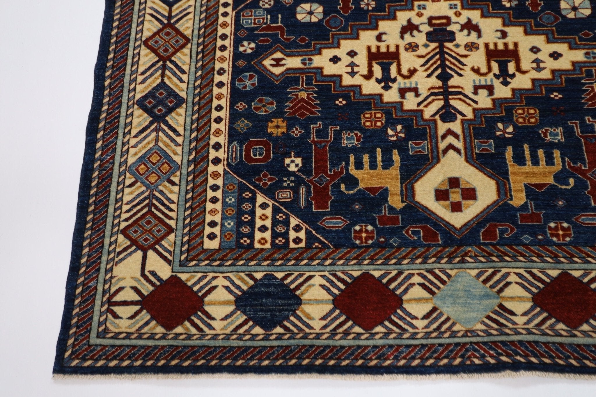 Bokhara Area Rug - 163 x 208 cm - Jerm Rugs - Handmade Afghan Rug - Jerm Rugs