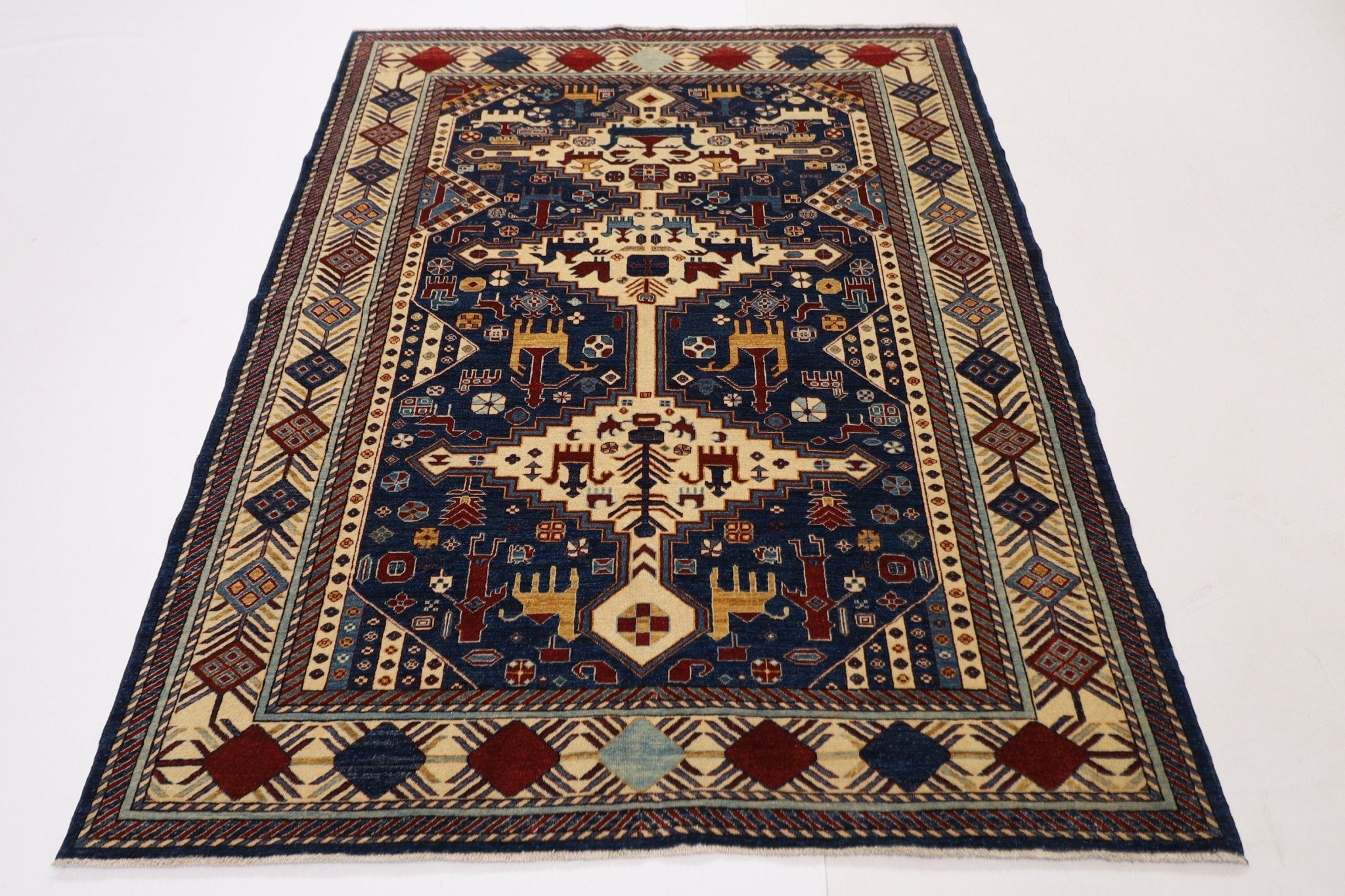 Bokhara Area Rug - 163 x 208 cm - Jerm Rugs - Handmade Afghan Rug - Jerm Rugs