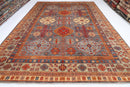 Bokhara Area Rug - 302 x 422 cm, 9.11 x 13.11 ft - Jerm Rugs - Handmade Afghan Rug - Jerm Rugs