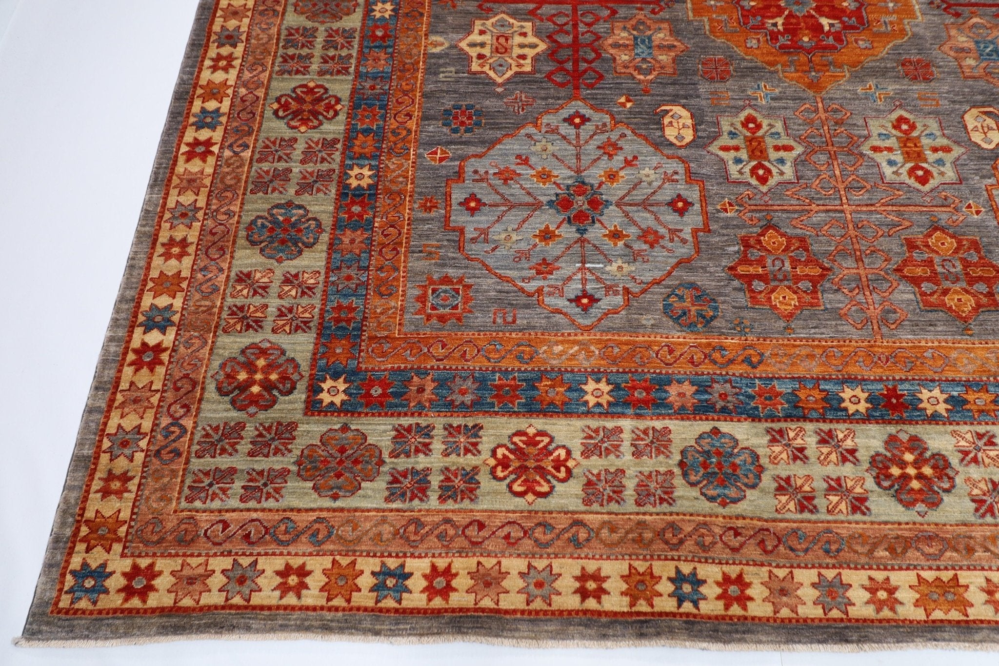 Bokhara Area Rug - 302 x 422 cm, 9.11 x 13.11 ft - Jerm Rugs - Handmade Afghan Rug - Jerm Rugs