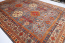 Bokhara Area Rug - 302 x 422 cm, 9.11 x 13.11 ft - Jerm Rugs - Handmade Afghan Rug - Jerm Rugs