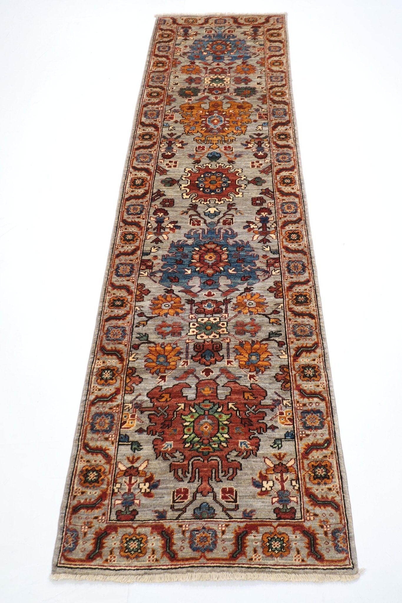 Bokhara Hallway Runner Rug - 79 x 284 cm, 2.8 x 9.4 ft